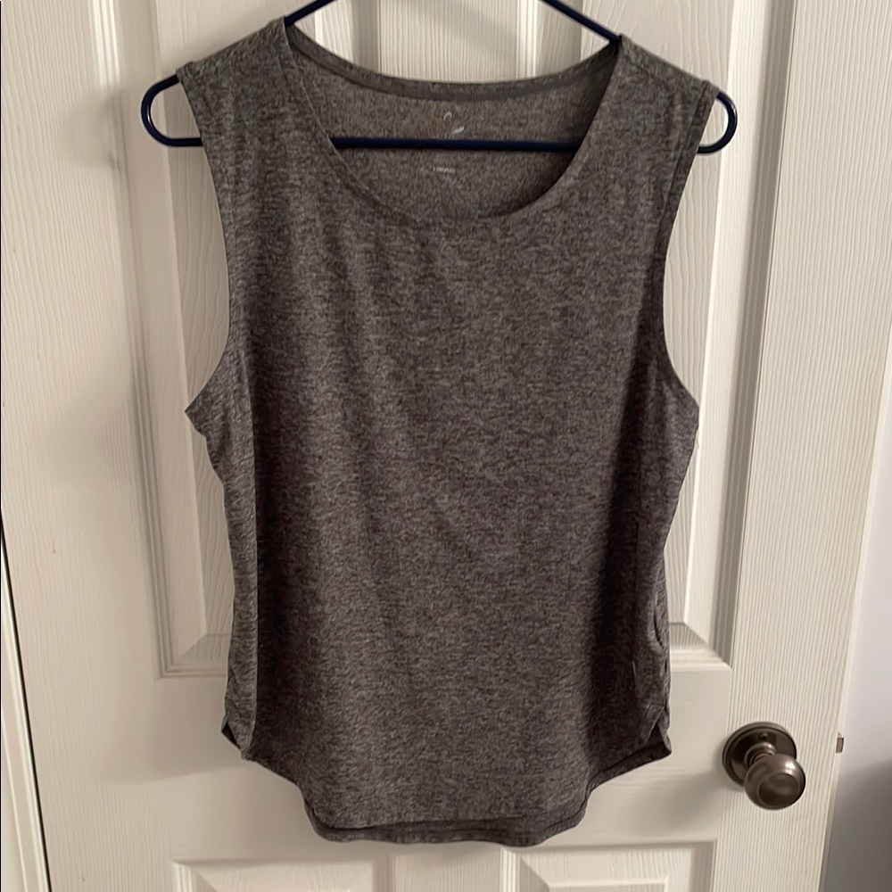 Gray Sleeveless Women's Top